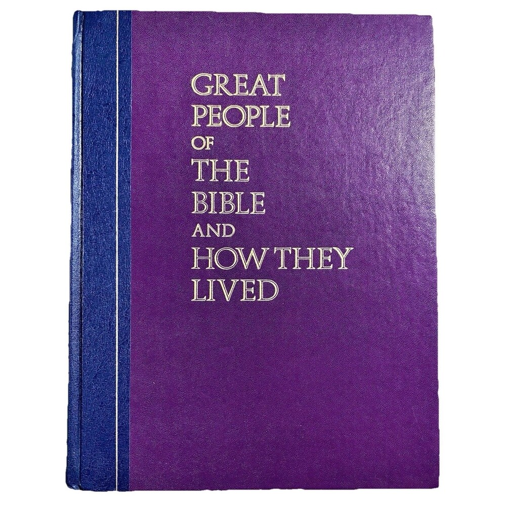 Vintage 1974 Great People of the Bible Reader’s Digest Illustrated Hardcover